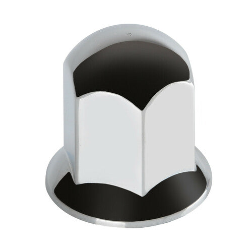 Chromed ABS nut-covers - Ø 27 mm - 8 pcs set