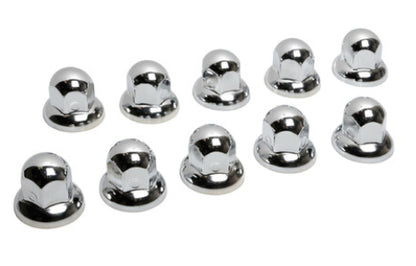 Stainless Steel Nut Covers 32mm 10 Pack