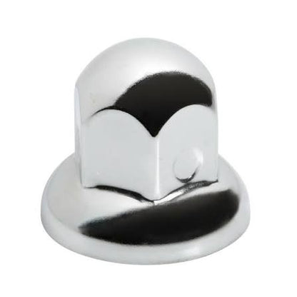 Dome, stainless steel nut covers, round head, 40 pcs set - 33 mm - Chrome